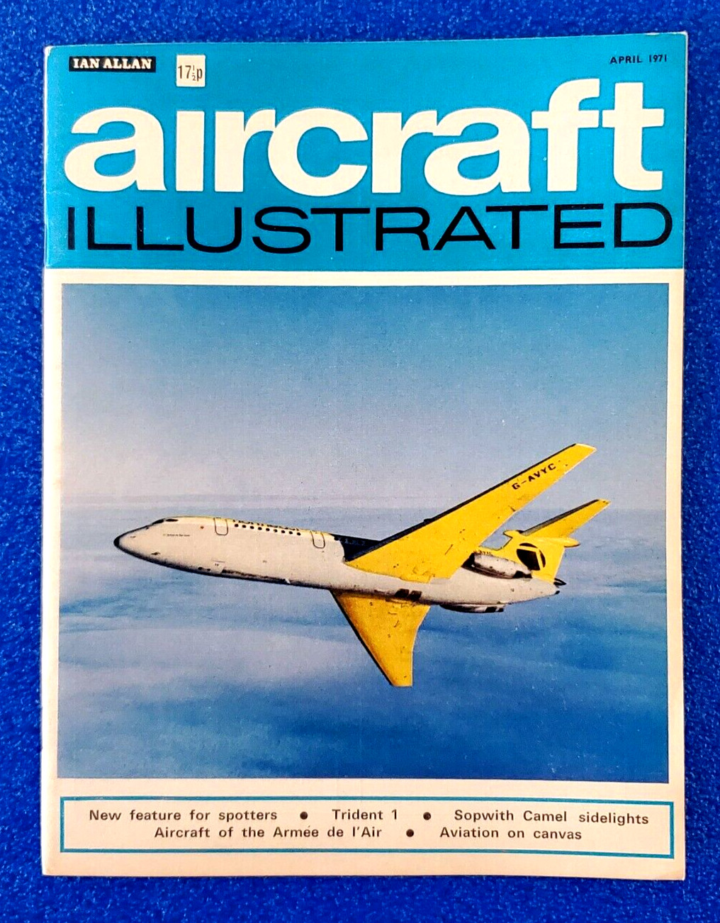 Aircraft Illustrated: April 1971 Vintage Aviation Magazine Free Shipping