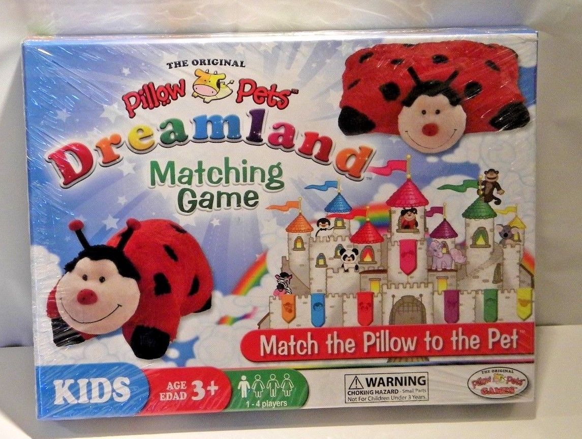 The Original Pillow Pets Dreamland Matching Game BOARD GAMES EDUCATIONAL TOY eBay