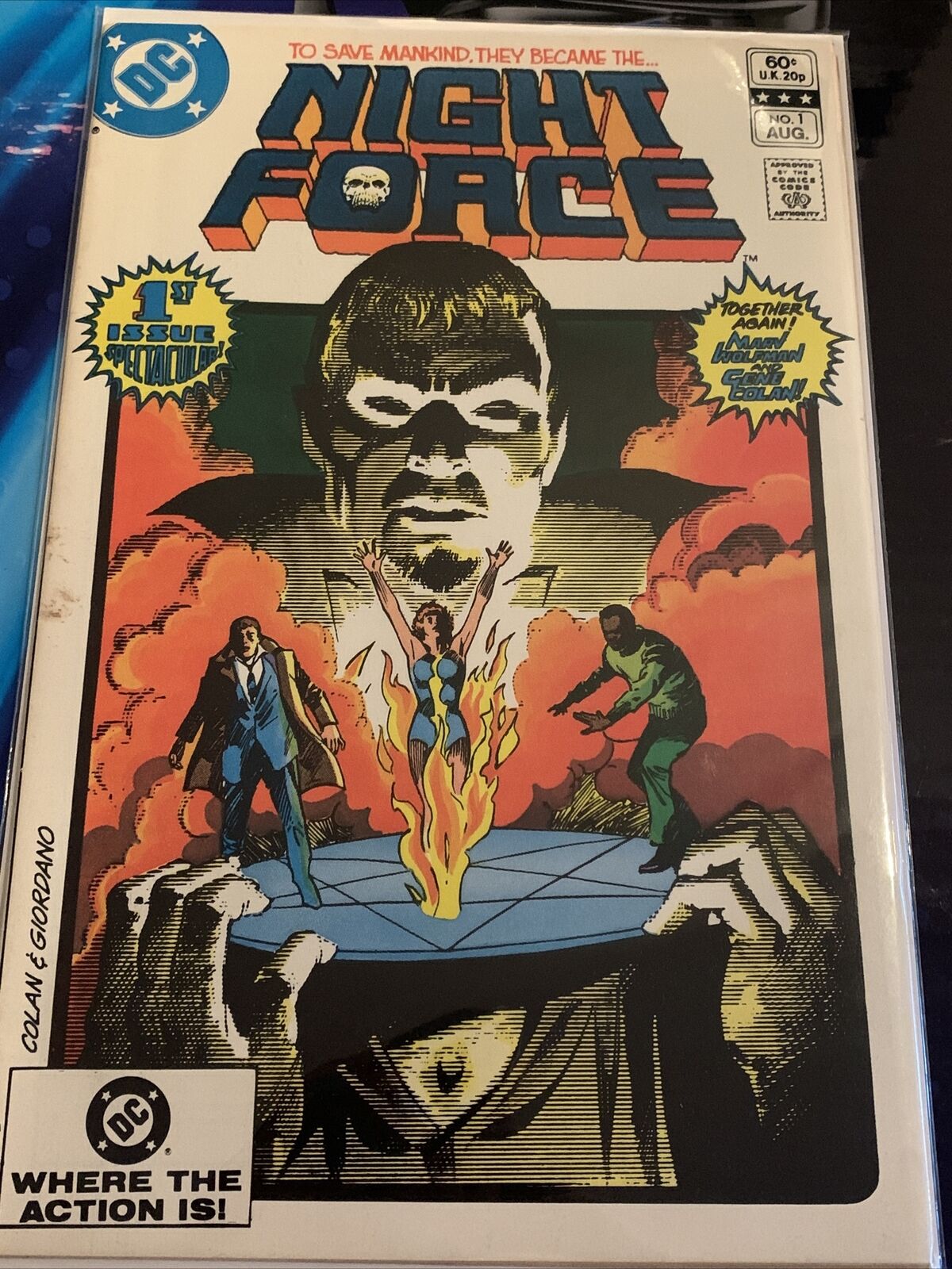 DC NIGHT FORCE NO 1, 1982, AND NO 3-7