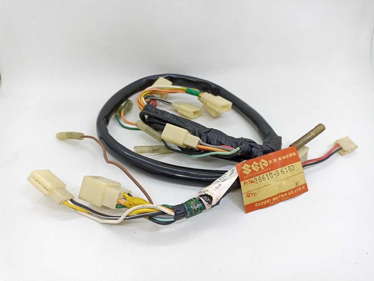 アンテーク　二輪車 Suzuki GT185 GT 185 Wiring Harness A 36610-36102 NOS Japan