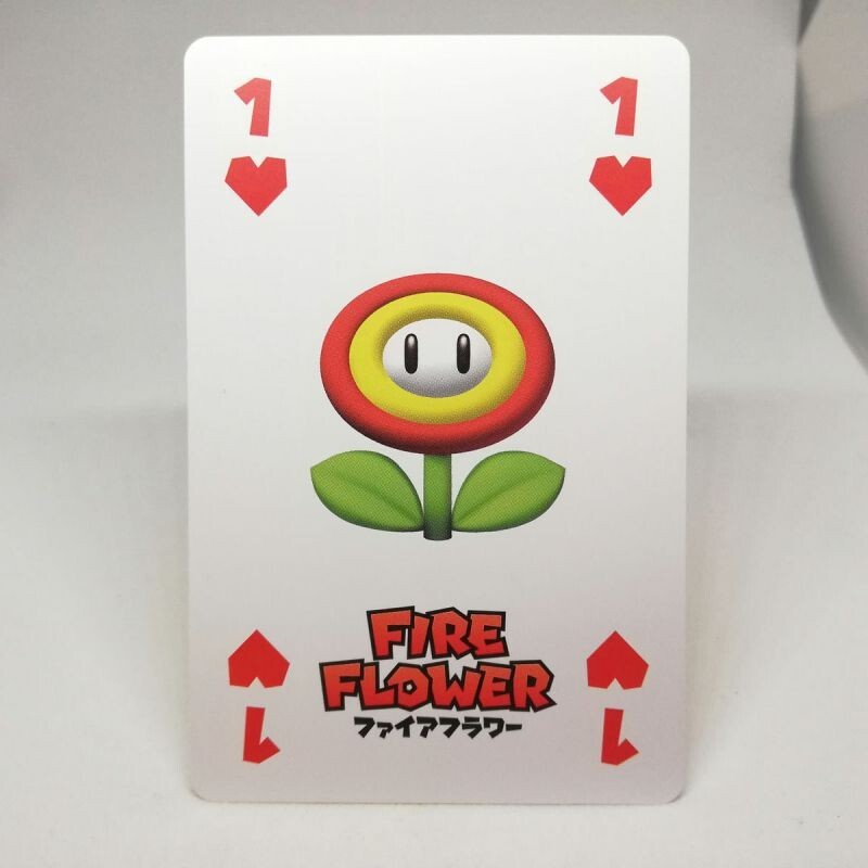 FIRE FLOWER 1 heart Super Mario Character encyclopedia playing