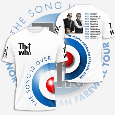 Trend The Who The Song Is Over Tour 3D Shirt