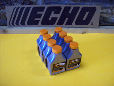 GENUINE ECHO POWER BLEND GOLD 2-STROKE OIL 2.6oz X QTY 8