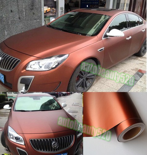 Whole Roll 65FT X 5FT Car Metallic Matte Chrome Satin Vinyl Wrap Sticker AB - Bild 41 von 43