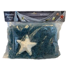  New Fishing Net Blue Decoration 6x4 with Starfish