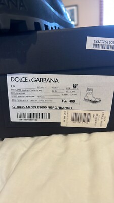 dolce & gabbana leather sock combat biker boots | eBay