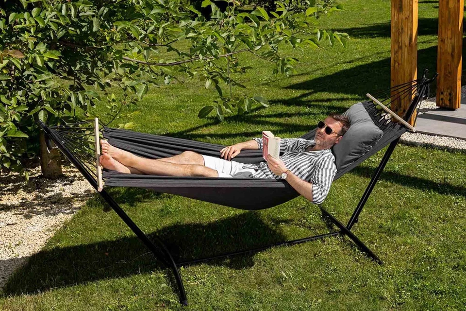 di volio Hängematte outdoor indoor für 2 Personen Stabhängematte Hängeliege - Bild 3 von 3