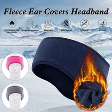 Fleece Ear Warmer Headband Winter Warm Running Earmuffs Headbands for Men Women
