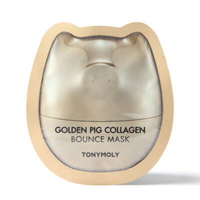 Tonymoly Golden Pig Collagen Bounce Mask Size - 5 ml / .17 Fl. Oz. Sealed No Box