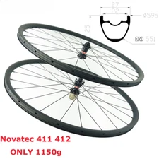 27.5er 650B Cabon Fiber Mountain Bike Wheels Tubeless Wheelset Bicycle Wheels