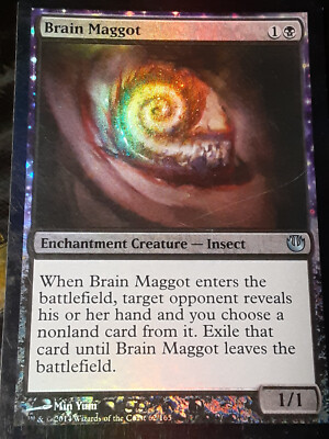 Brain Maggot FOIL , Journey into Nyx , LP ,MTG, FREE SHIPPING