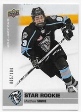 19/20 UPPER DECK CHL EXCLUSIVES PARALLEL Hockey /100 (#301-400) U-Pick From List