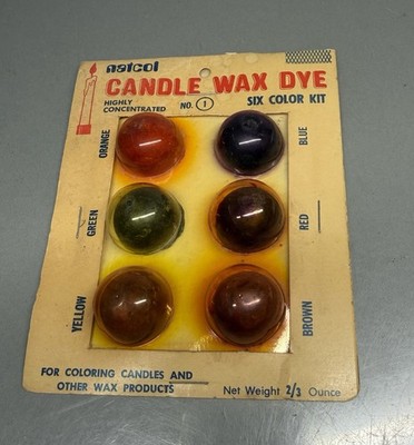 Vintage Candle Wax Dye Coloring  ~ Natcol ~ Nos USA