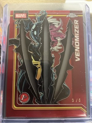 2026 Marvel Topps Chrome Venomizer Claw Cut Card SSP Red /5