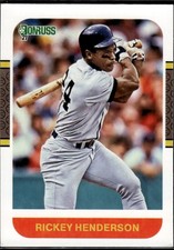 Rickey Henderson 2021 Donruss New York Yankees #247