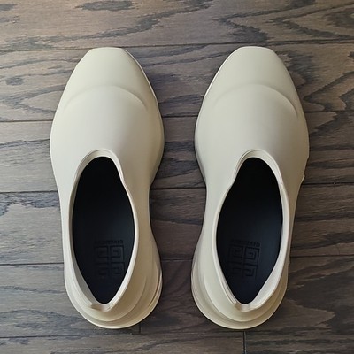 Givenchy Monumental Mallow Beige Men's Slip-On Casual Rubber Shoes EU 41