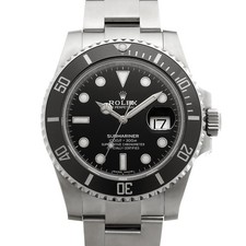 Rolex ROLEX Submariner date 116610LN black WATCH 731160