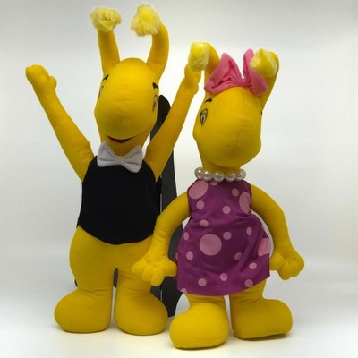Turkcell Plush Characters Pair   Yellow Mascot Dolls