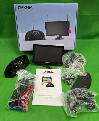 DVKNM F7 Touchscreen Wireless Backup Camera System NEW (E14)