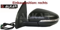 Alkar 6142124 AußEnspiegel Rechts Spiegel AußEn FüR VW
