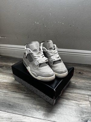Jordan Air Jordan 4 Retro Frozen Moments Iron Ore Sail Neutral Grey size 9 mens 