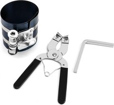 Qwork Piston Installer Pliers Car Engine Adjustable Piston Ring Installer Remov