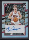 2024-25 JOHN PAXSON 31/75 AUTO PANINI DONRUSS OPTIC HOLO AUTOGRAPHS