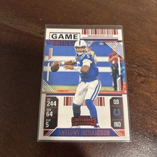 2024 Panini Contenders - Anthony Richardson #42 Red Game Ticket