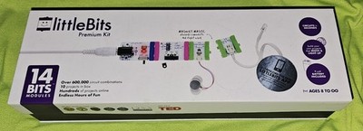 littleBits Premium Kit STEM Toy Electronics Set - 14 Bits Modules - Complete
