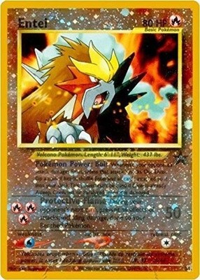 Lightly Played Entei - #34 - Reverse Holo - Spell of the Unown: Entei theatrical