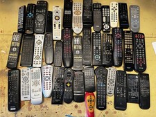 Lot 40 Remote Controls Random Dvd Crt Vcr Stereo Brands Untested Resale Disney