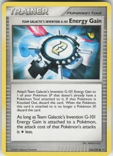 Pokemon TCG Team Galactic's Invention G-101 Energy Gain 116/127 Platinum Uncommo