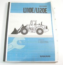 VOLVO 110E L120E Wheel Loader Cab Interior Hydraulics Service Shop Repair Manual