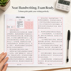 7x8mm Grid Civil Service Exam Practice Sheets, essay answer sheets - Study Aids