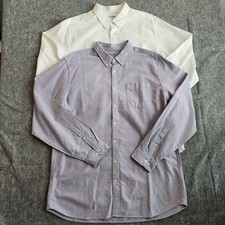 Eddie Bauer Legend Wash Classic Fit Button Up Shirt Men's XL Tall Set of 2