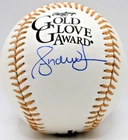 Andruw Jones Signed Rawlings Gold Glove OMLB Baseball - Beckett