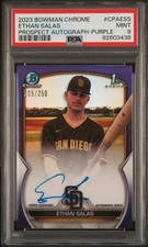ETHAN SALAS Bowman Chrome 2023 Purple Refractor /250 Auto