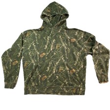 No Boundaries Hoodie Camouflage Camo Green Hunting Oversized Fit Men  s Medium