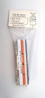 #ad Model Railroad Customizing WPF7B Western Pacific Custom Painted Shell $8.49