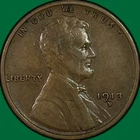 1913-D Lincoln Wheat Cent Extremely Fine XF Coin #39963