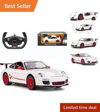 Porsche 911 GT3 1:14 Scale Remote Control Car - Matte White Icon for Racing Fans