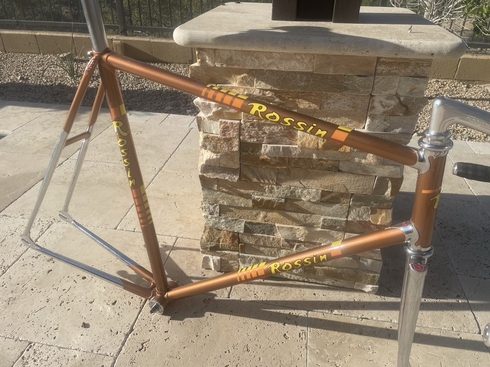 Rossin Track Frameset Bike pista bronze Campagnolo cinelli njs Fixed