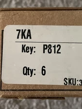 Master Padlock 7KA Case Of 6 New Old Stock (P812,keys)