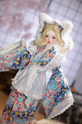 New 1/4 Handmade Resin BJD SD Ball Joint Doll Women Girl Gift Koti  18'' Full Set
