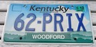 Expired 2012 Kentucky (KY) Auto License Plate - Personalized (62-PRIX) — photo 5