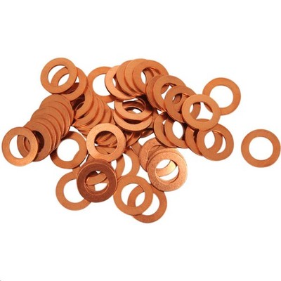 Bolt MC Hardware M14 Drain Plug Washers - Copper - 50pk Motorcycle CPRM14.22-50
