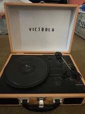 Victrola BT Suitcase Record Player With 3 Speed Turntable - Turquoise
