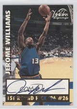 1997 Score Board Visions Signings Signings Jerome Williams Auto 2f5