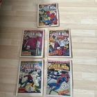 Spectacular Spider-Man Comic Bundle #351 - 355 (1979) Vintage Marvel U.K. Weekly