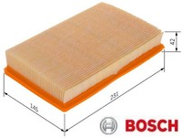 Bosch F026400037 Luftfilter Luftfiltereinsatz FüR Suzuki